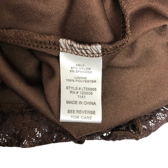 H+H Y2K Lace Peplum Babydoll Top Size M Asymmetrical Ruffle VNeck Fairy Coquette - Picture 9 of 9